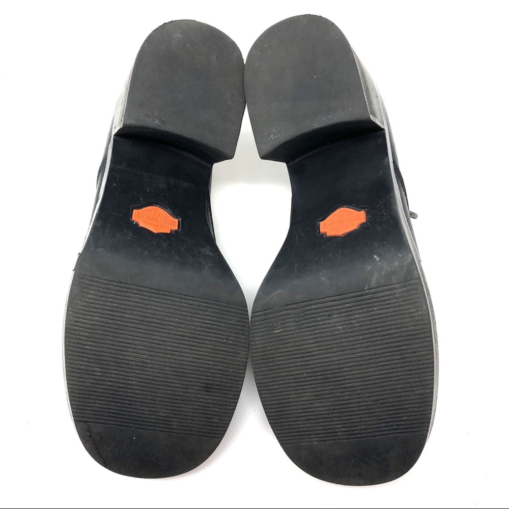 Harley Davidson Leather Platform Ankle Booties - Picture 7 of 9